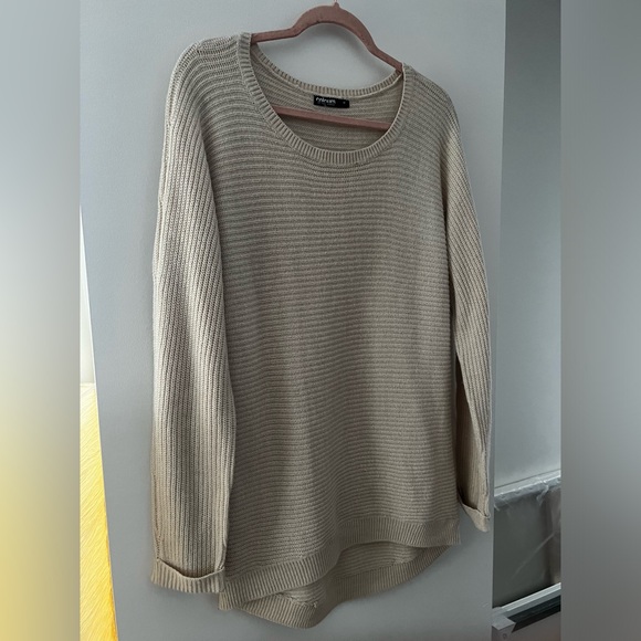 COLOURS OF THE WORLD Cream Sweater M - Picture 3 of 5